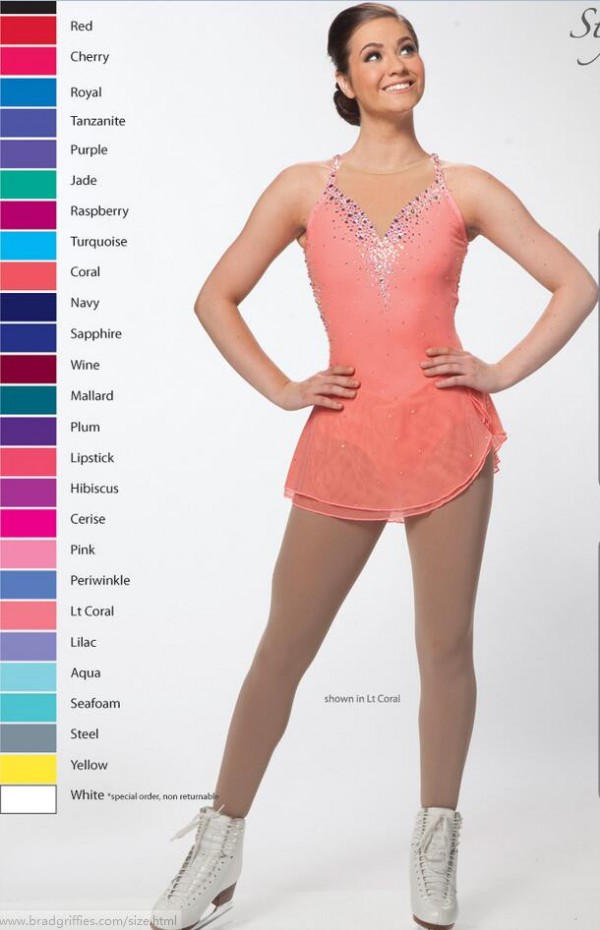 Light Pink Figure Skating Dresses Brad Griffies Dresses B1707